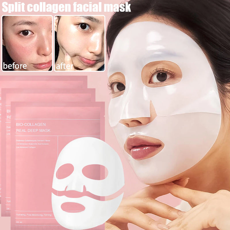 Máscara Facial de Biocolágeno - Hidratación y Aclarado Profundo